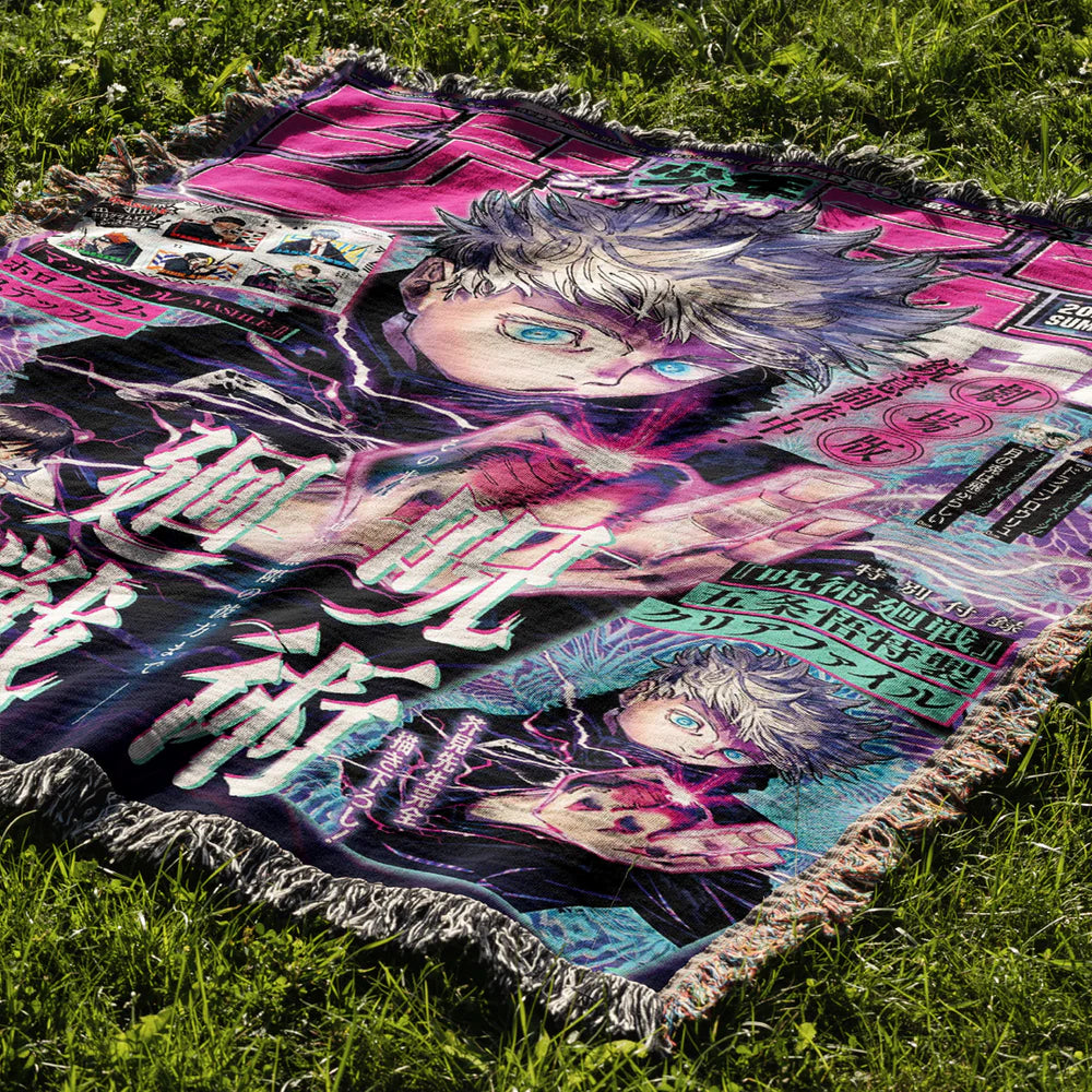 Gojo Jujutsu Kaisen Wandteppich 130×160 cm